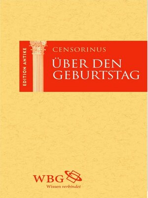 cover image of Über den Geburtstag